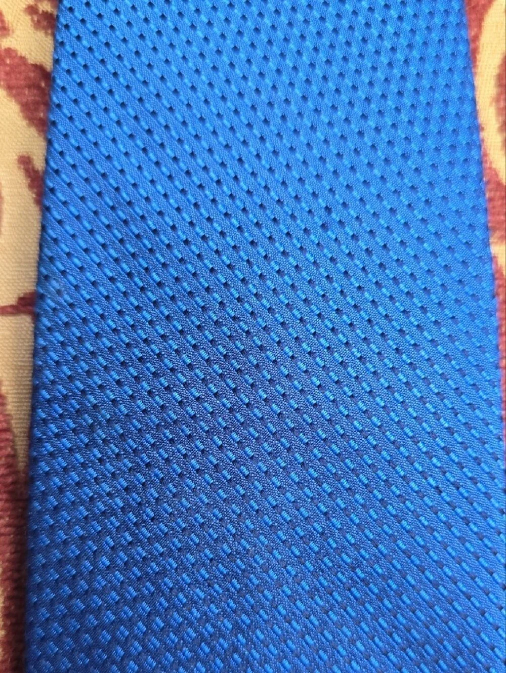 Classic Blue Men's Solid Knit Tie